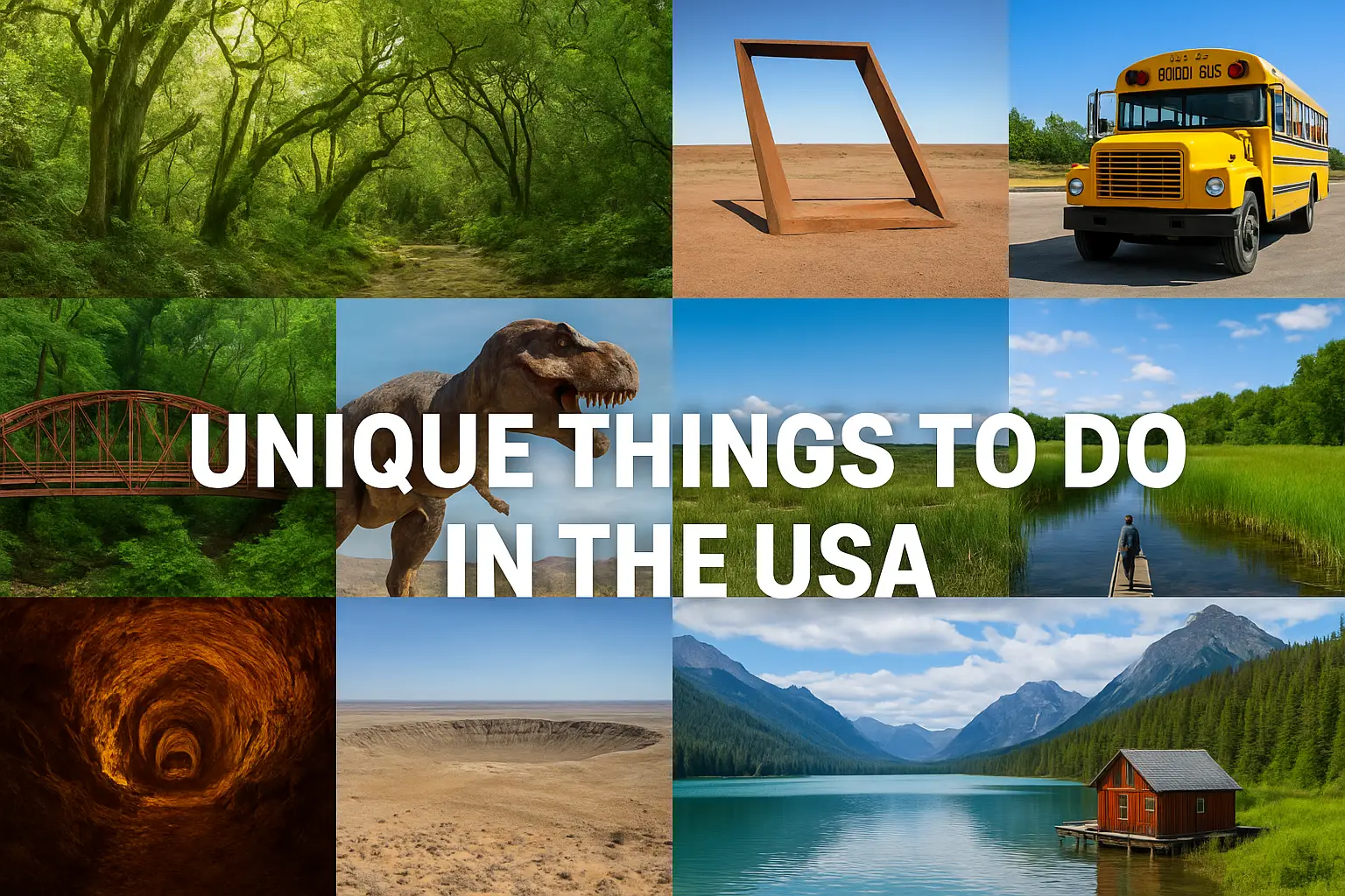 Once in a lifetime things to do in USA