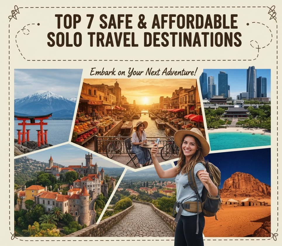 Top 7 Safe & Affordable Solo Travel Destinations